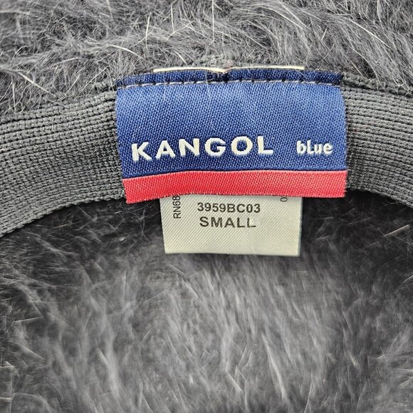 Kangol Hat Cap Furgora Casual Fitted Mens Small Gray Fuzzy Angora Bucket Cloche - Picture 10 of 12